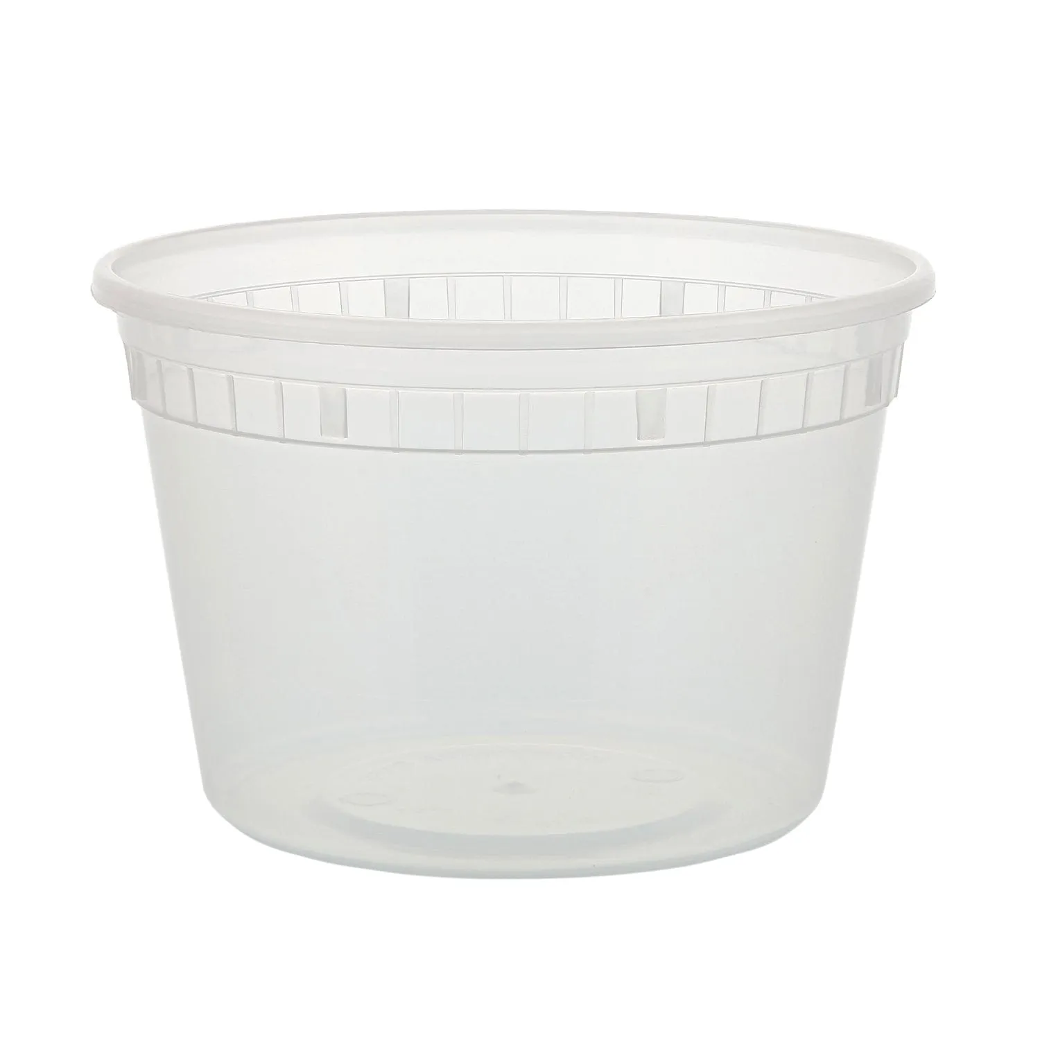 16 oz. Clear Bulk Deli Containers, Case of 480 (No Lids)