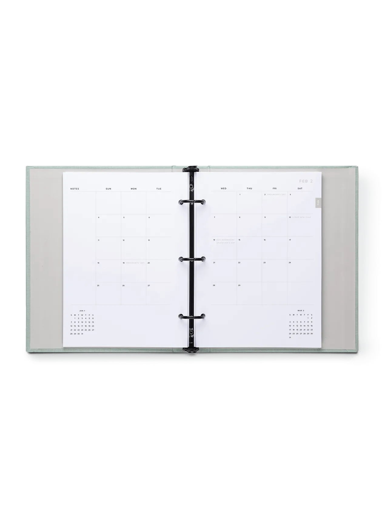 2025 Compact Binder Planner