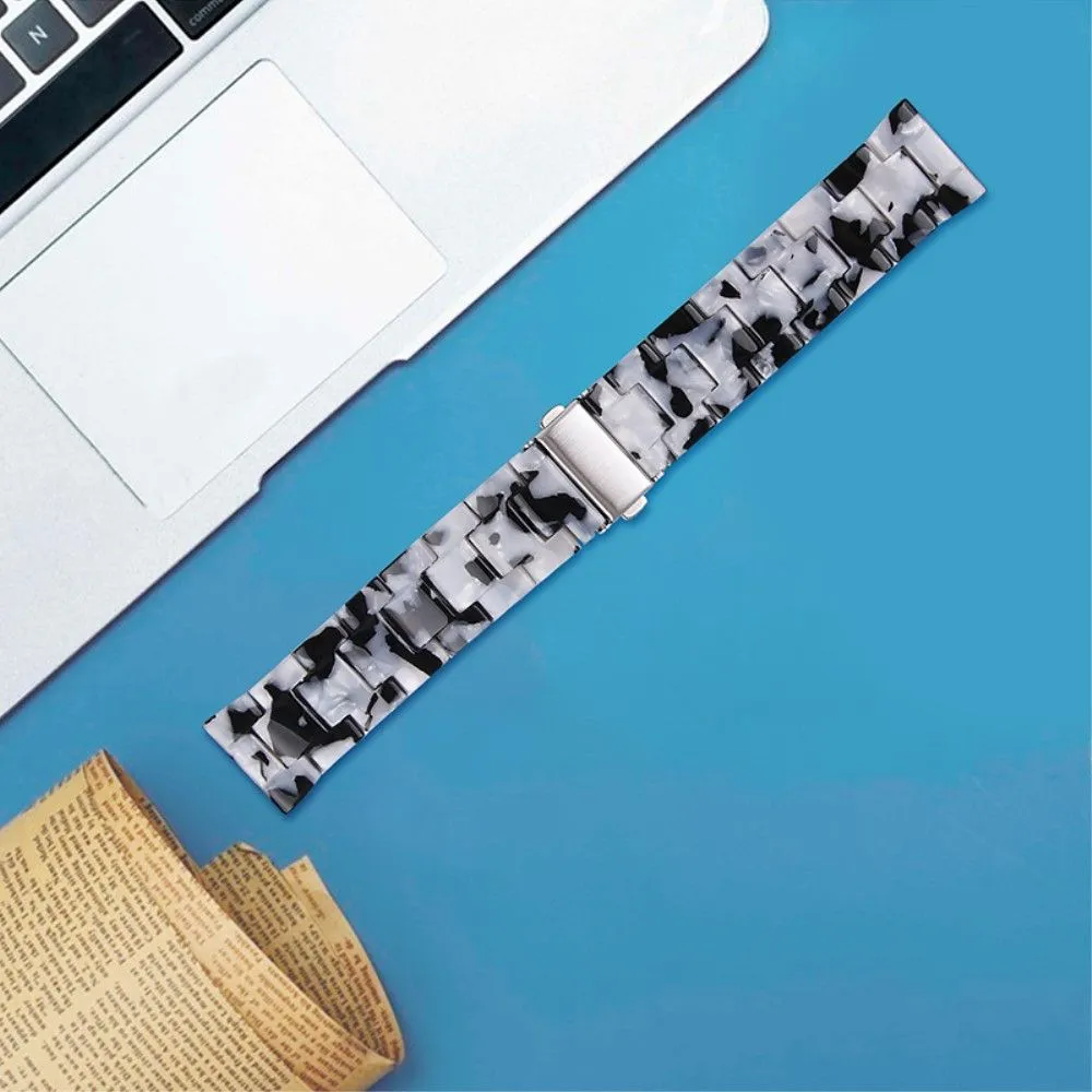 22mm resin stylish watch strap for Fossil watch - Cow Pattern