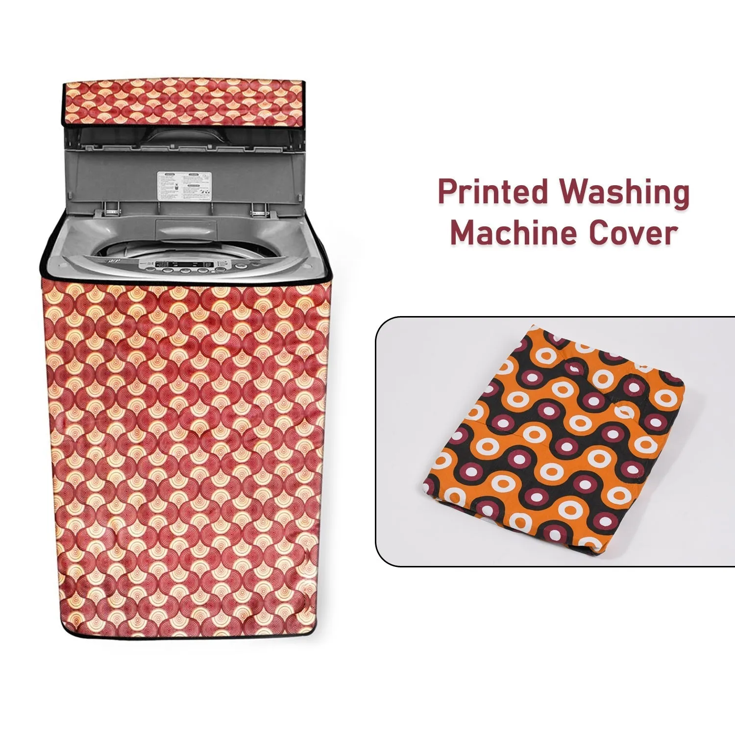 6299 Waterproof Protective Waterproof and Dustproof (Top Load) Washing Machine Cover for Fully Automatic  (size : 80x60x60 Cm)