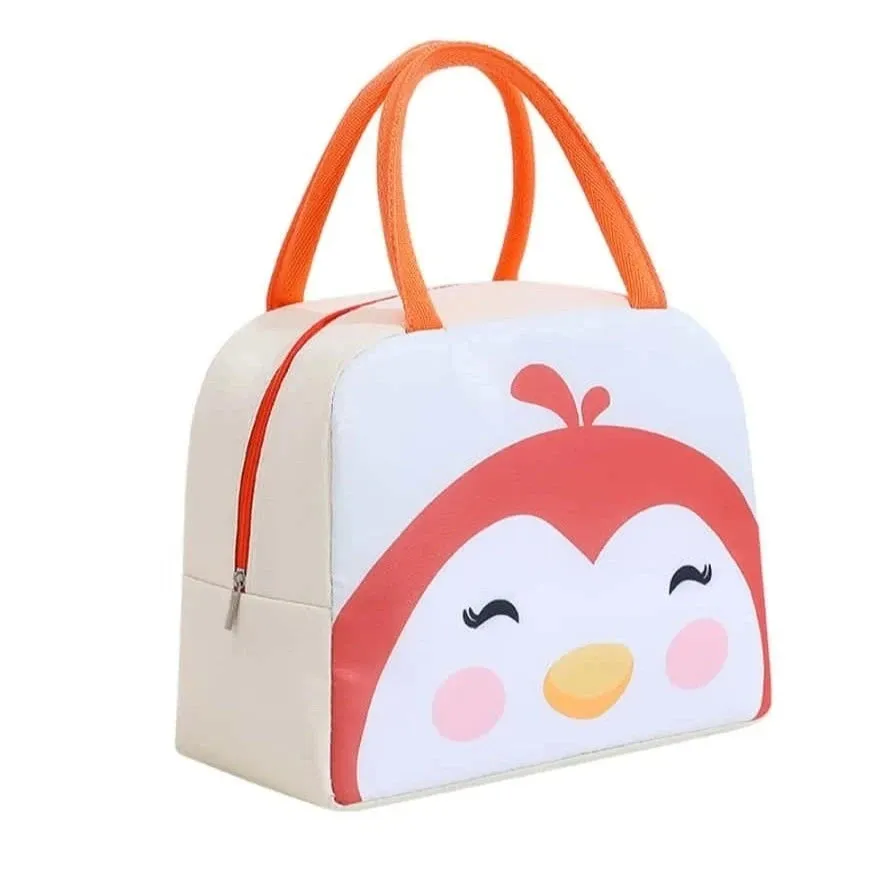 Aluminum foil thick thermal insulation bag for kids (Penguin) 1 pc