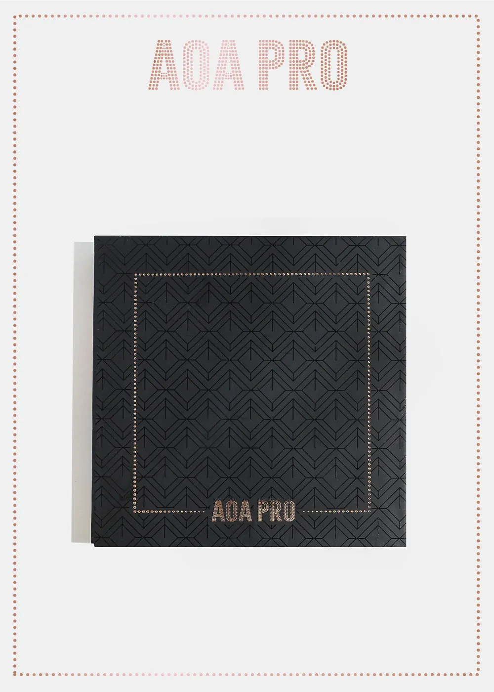 AOA Pro Magnetic Eyeshadow Palette - Black Small