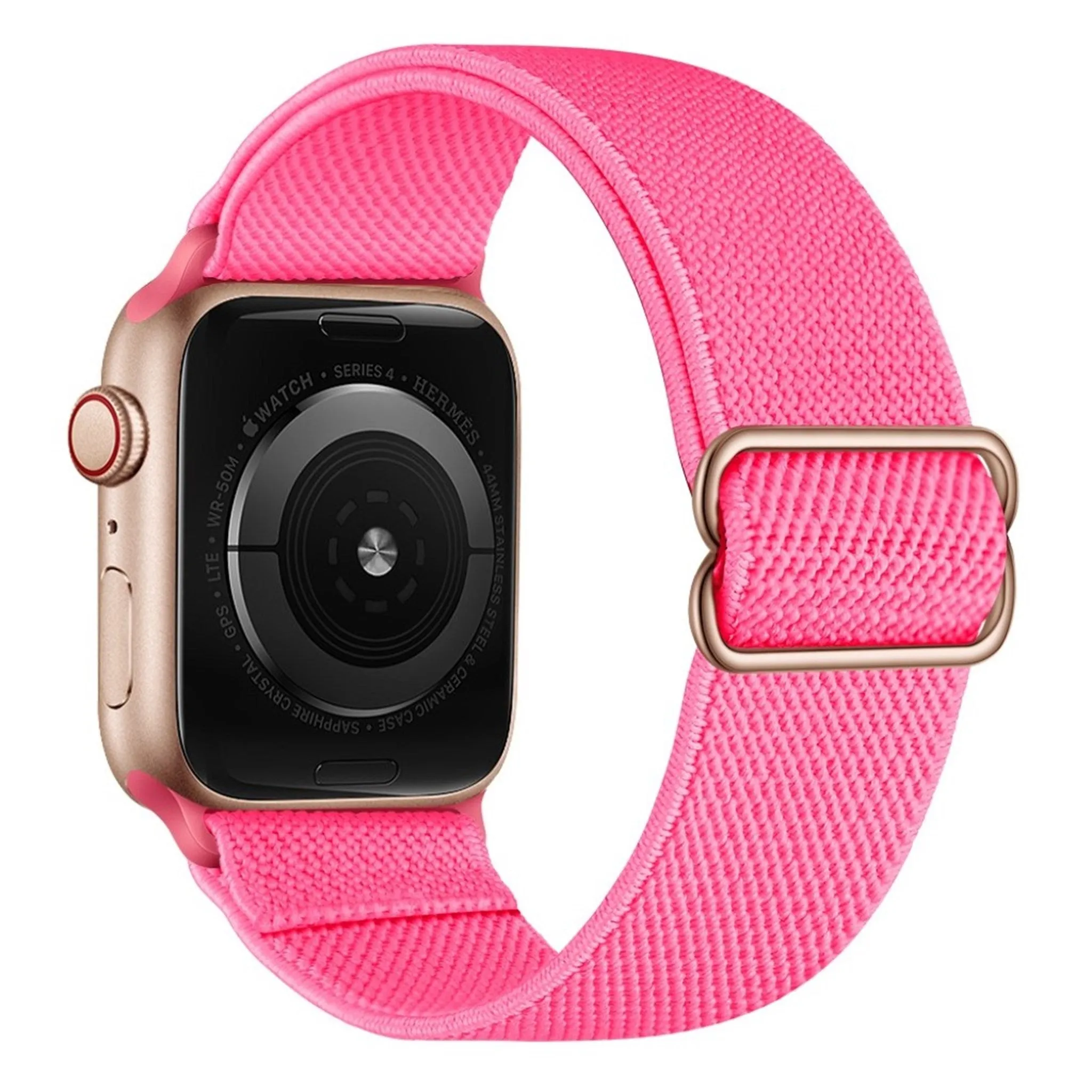 Apple Watch Series 6 / 5 44mm nylon watch band - Hot Pink