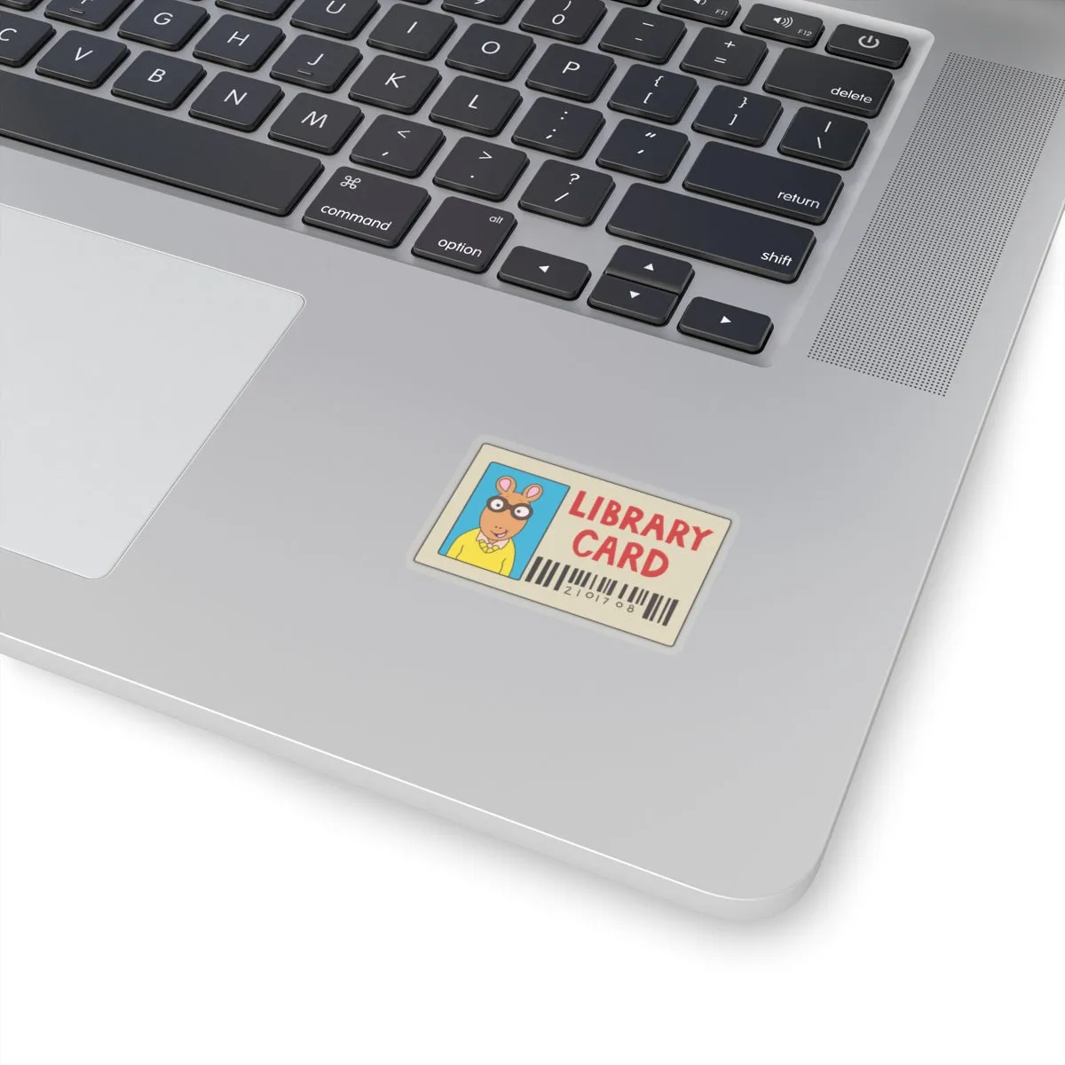 Arthur Library Card Kiss-Cut Sticker