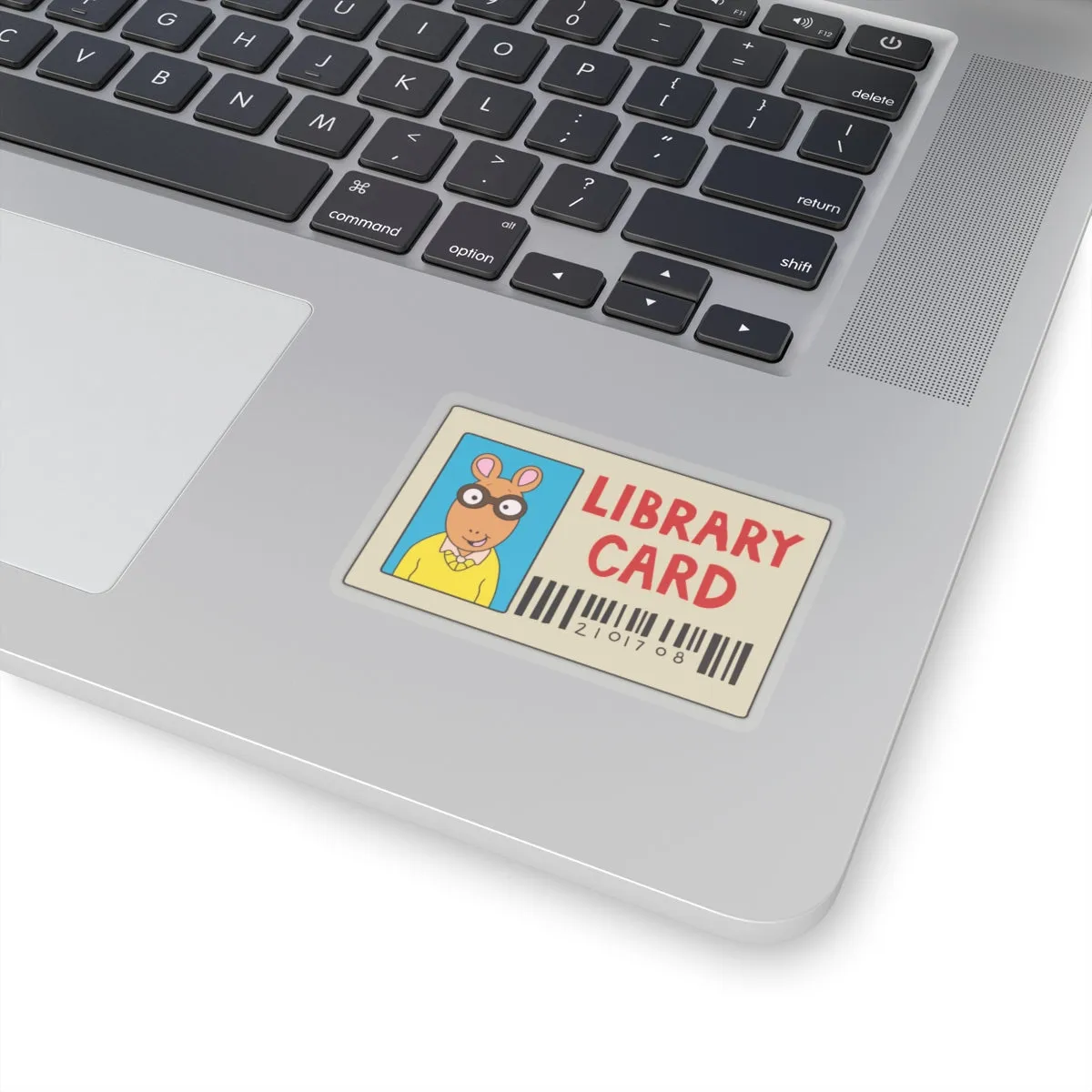 Arthur Library Card Kiss-Cut Sticker