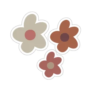 Boho Daisys Kiss-Cut Sticker