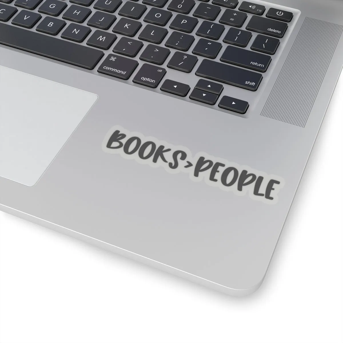 Books>People Sticker, Books are better than People Kiss-Cut Sticker