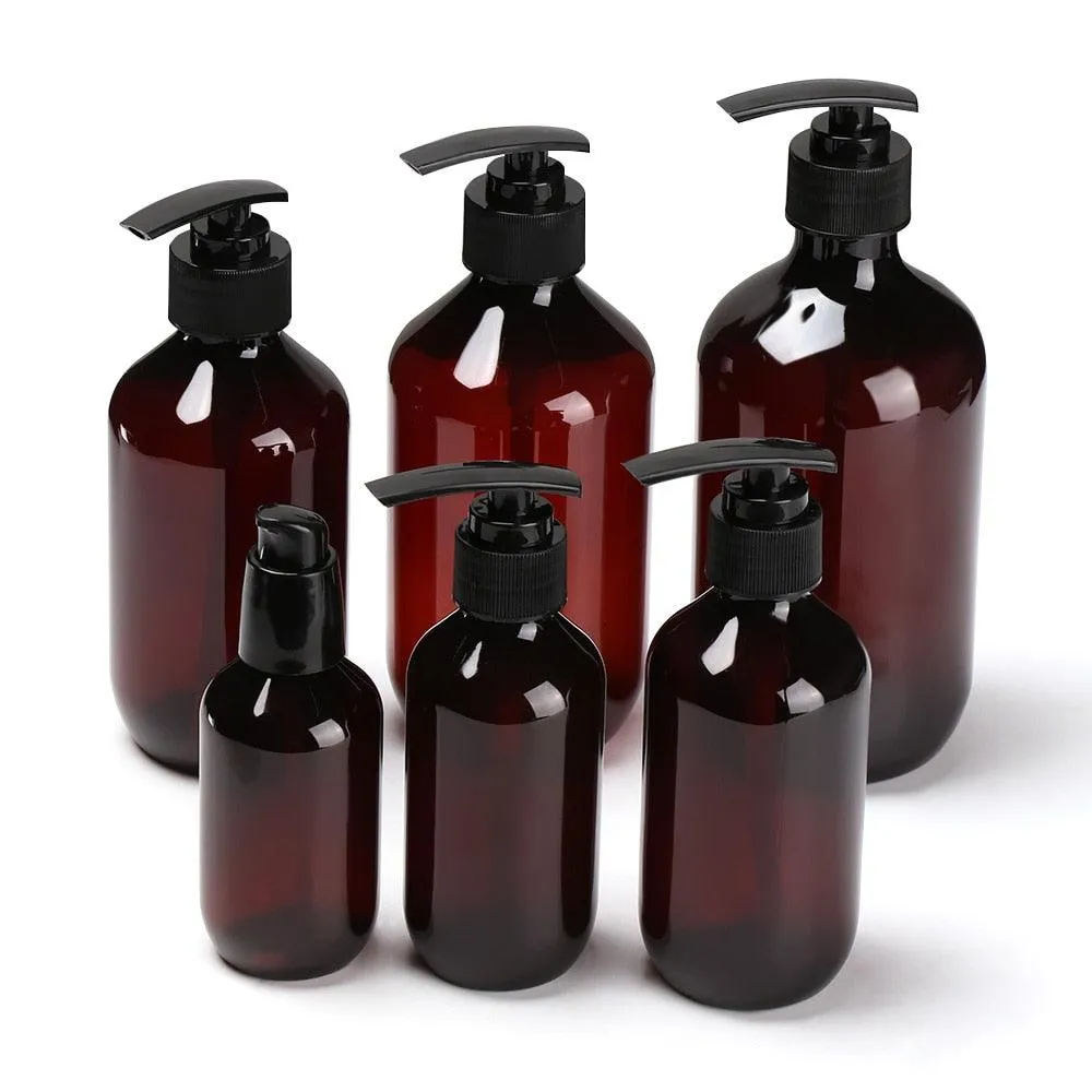 Brown Foaming Pump Bottles Pump Container