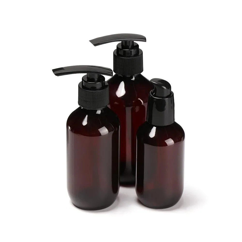 Brown Foaming Pump Bottles Pump Container