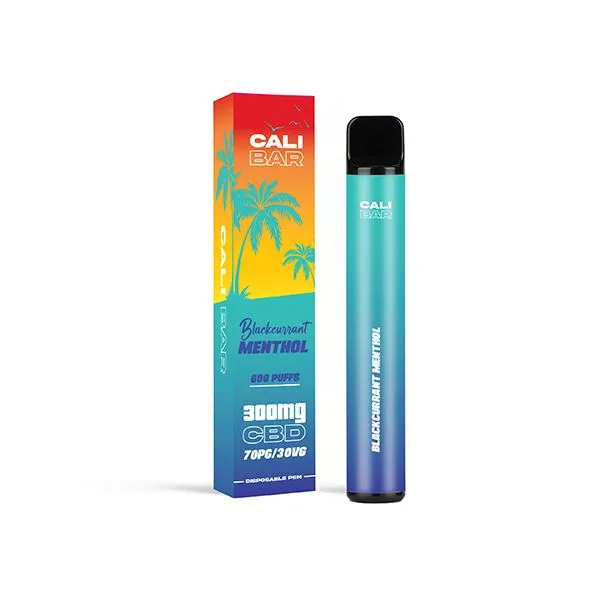 CALI BAR 300mg CBD Disposable Vape Device 600 Puffs