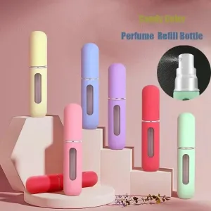 Candy Color Travel Perfume Bottle: Portable Bottom Filling Design