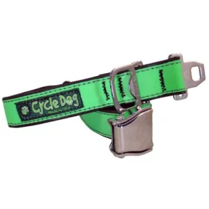 Cycle Dog Reflective Collars - Green