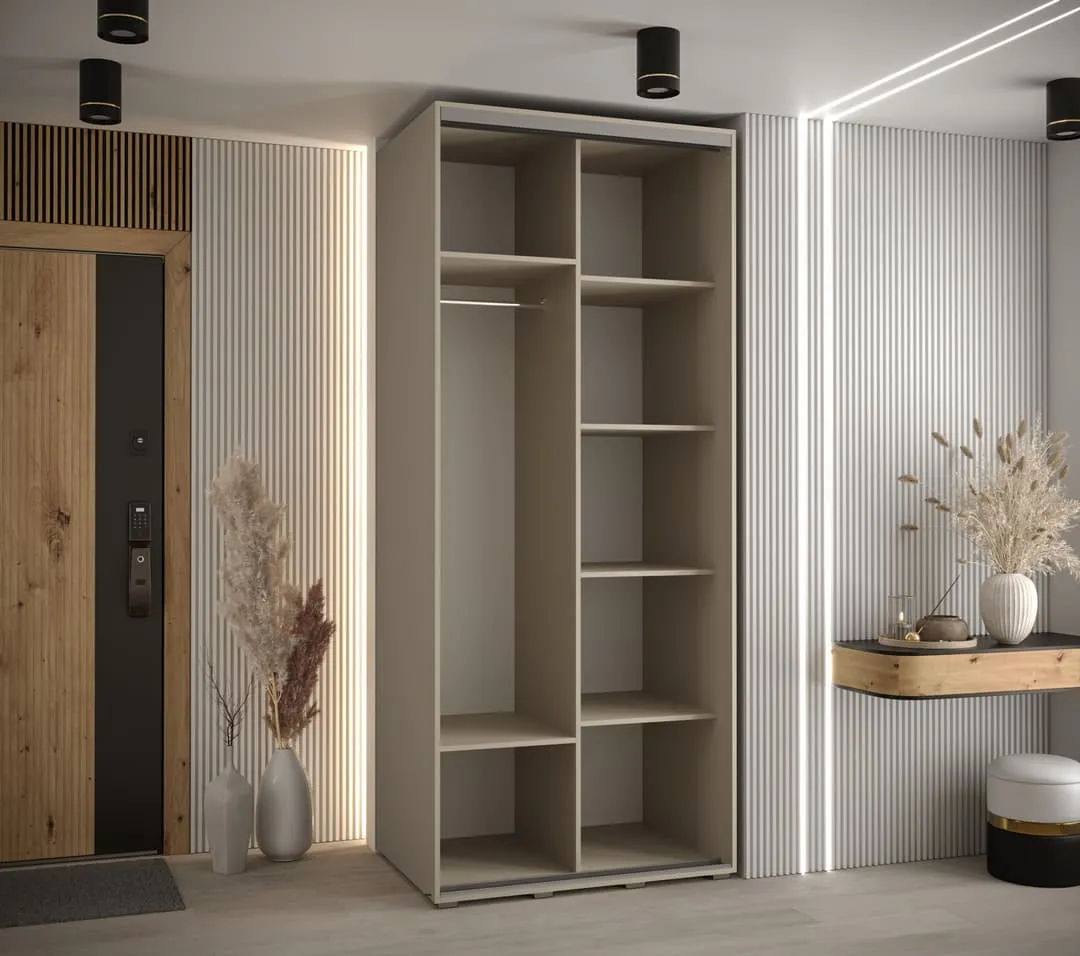 Dakota X Sliding Door Wardrobe 120cm