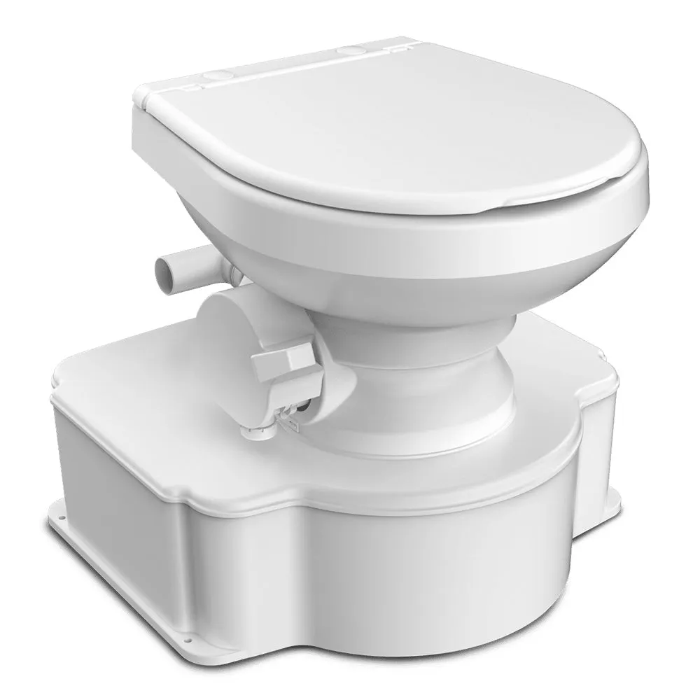 Dometic White M65 Marine Gravity Toilet - Standard Seat Size w/Foot Pedal [312070001]