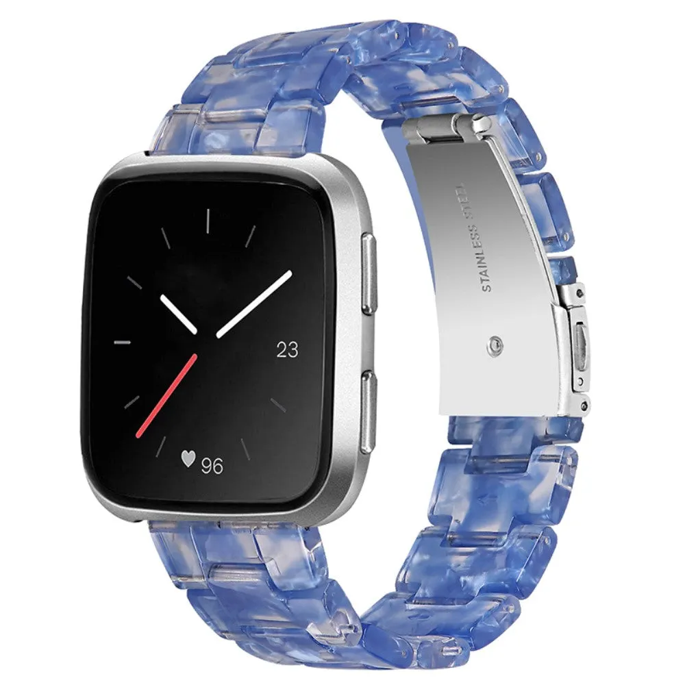 Fitbit Versa 2 /  Versa Lite cool resin watch strap  - Dark Blue