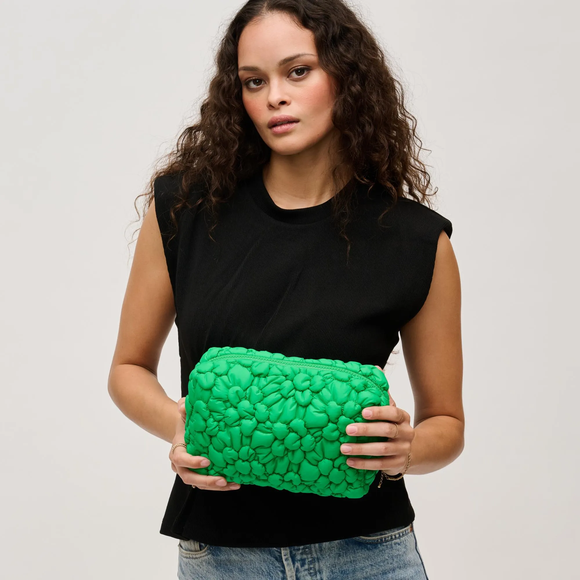 Flora Pop - Nylon Cosmetic Pouch