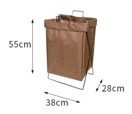 Foldable fabric hamper household laundry basket large storage basket bathroom clothes storage basket