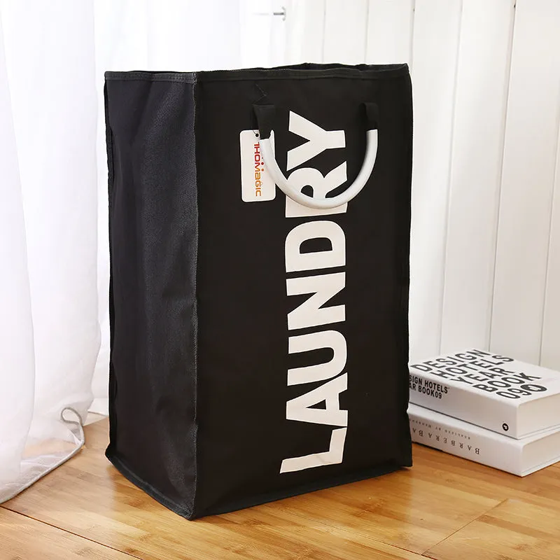 Foldable Fabric Laundry Bag Waterproof Dirty Clothes Hamper