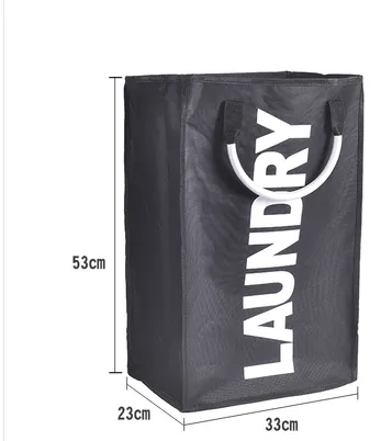 Foldable Fabric Laundry Bag Waterproof Dirty Clothes Hamper