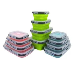 Folding lunch box