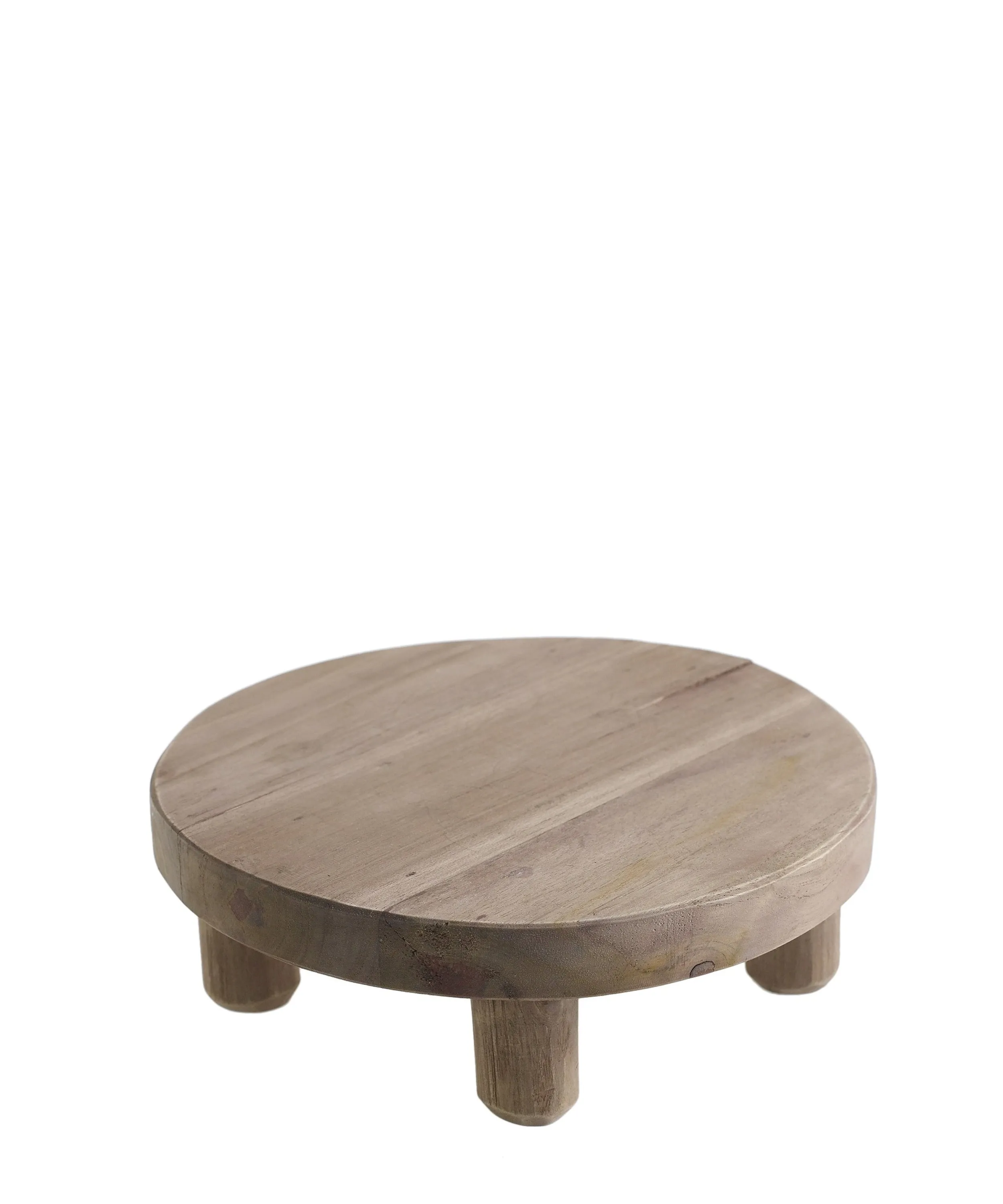 Footed Wood Platter