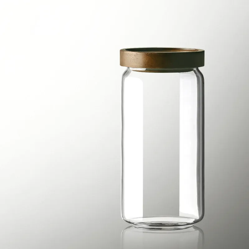 Glass sealed jar