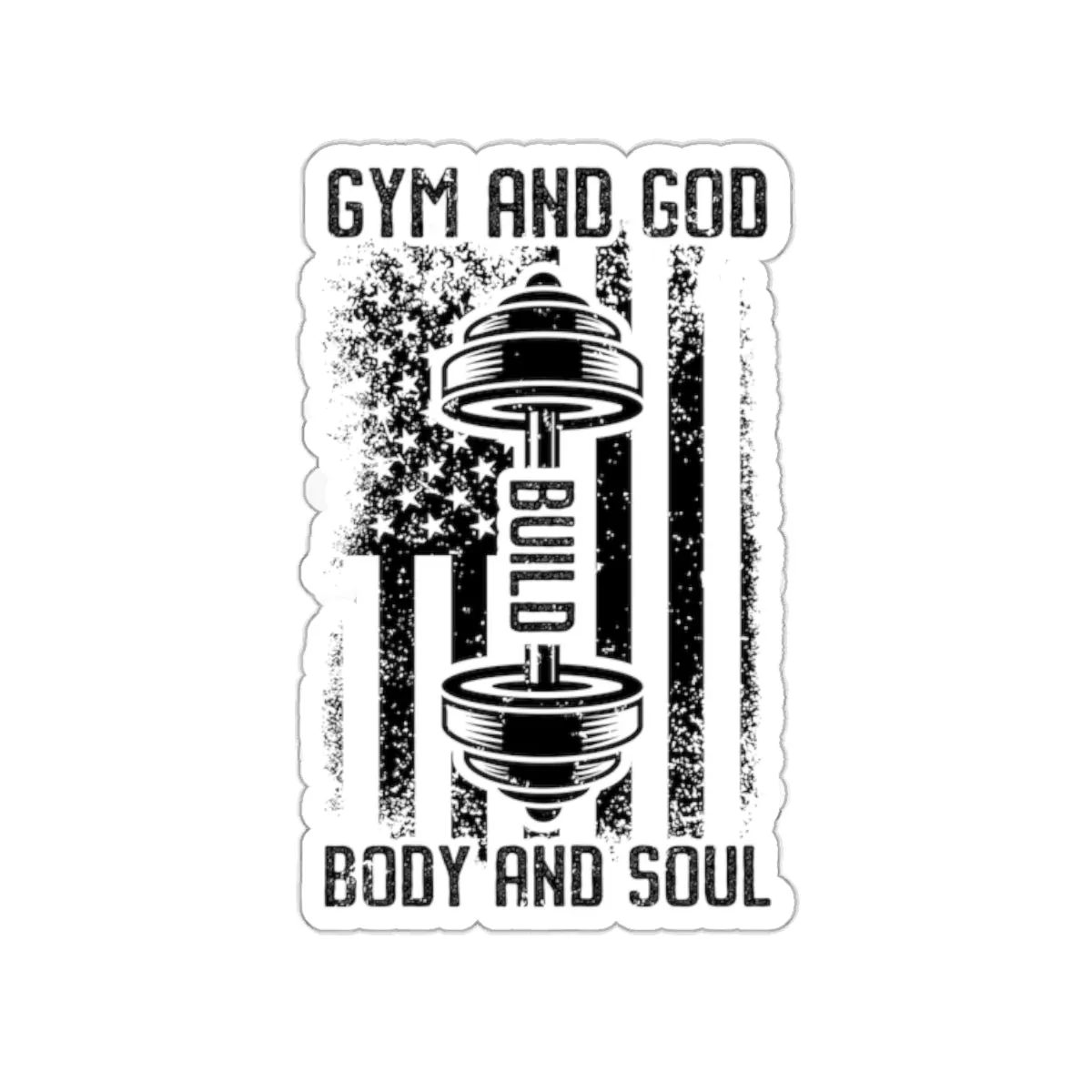 Gym and God Decal 1