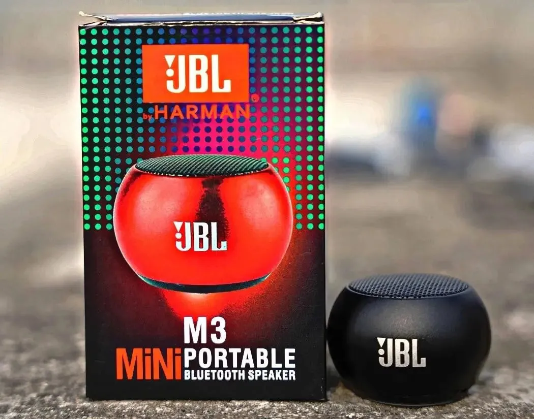 Jbl M3 Mini Portable Bluetooth & Rechargeable Speaker(random Color)