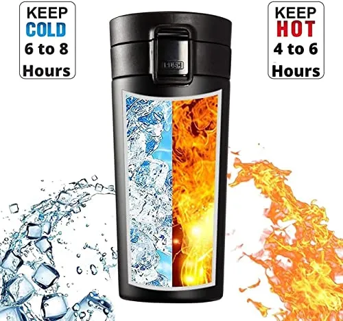 kddigz tumbler with handle straw lid double wall stainless steel water bottle cup reusable travel gym yoga mug bpa free durable iced tea coffee (Multi Color- 350ML)