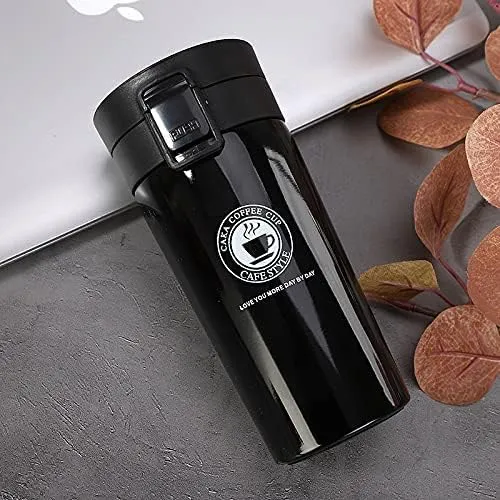 kddigz tumbler with handle straw lid double wall stainless steel water bottle cup reusable travel gym yoga mug bpa free durable iced tea coffee (Multi Color- 350ML)