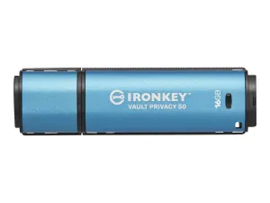 Kingston Usb-Stick Ironkey Vault - Usb 3.2 Gen 1 (3.1 Gen 1) - 16 Gb - Blue