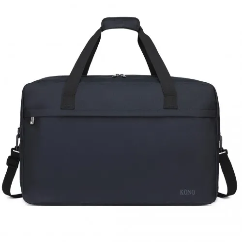 Kono Lightweight Multi Purpose Unisex Sports Travel Duffel Bag - Dark Blue | Versatile and Durable Travel Bag