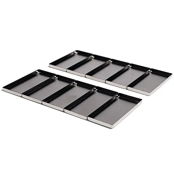 LARGE PANS - SET OF 10