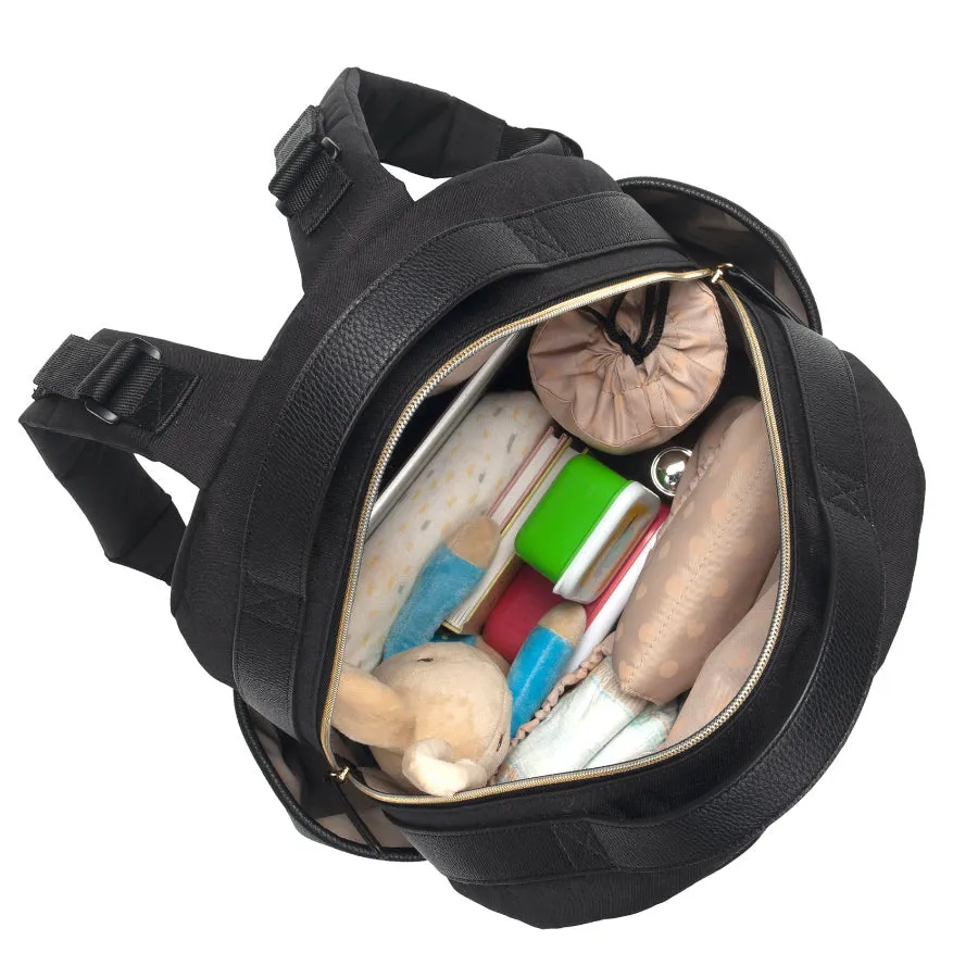 Lola Vegan Leather Backpack Black