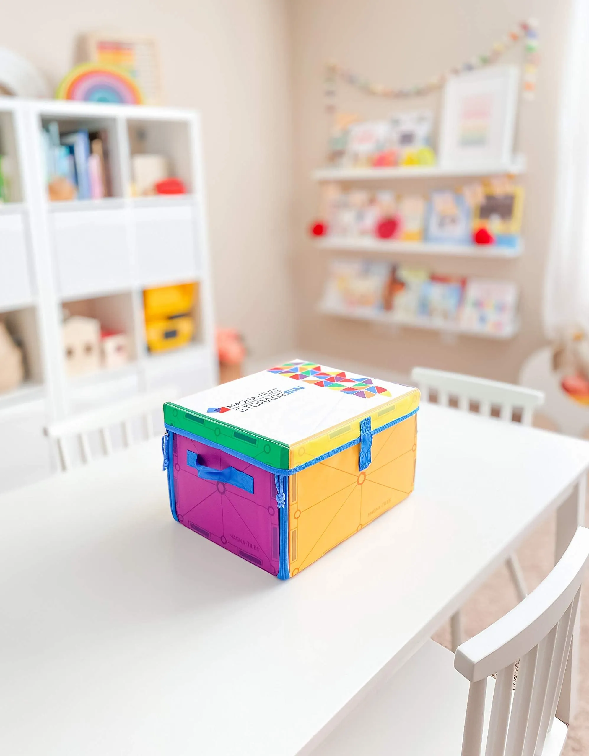 Magna-Tiles Storage Bin & Interactive Play-Mat