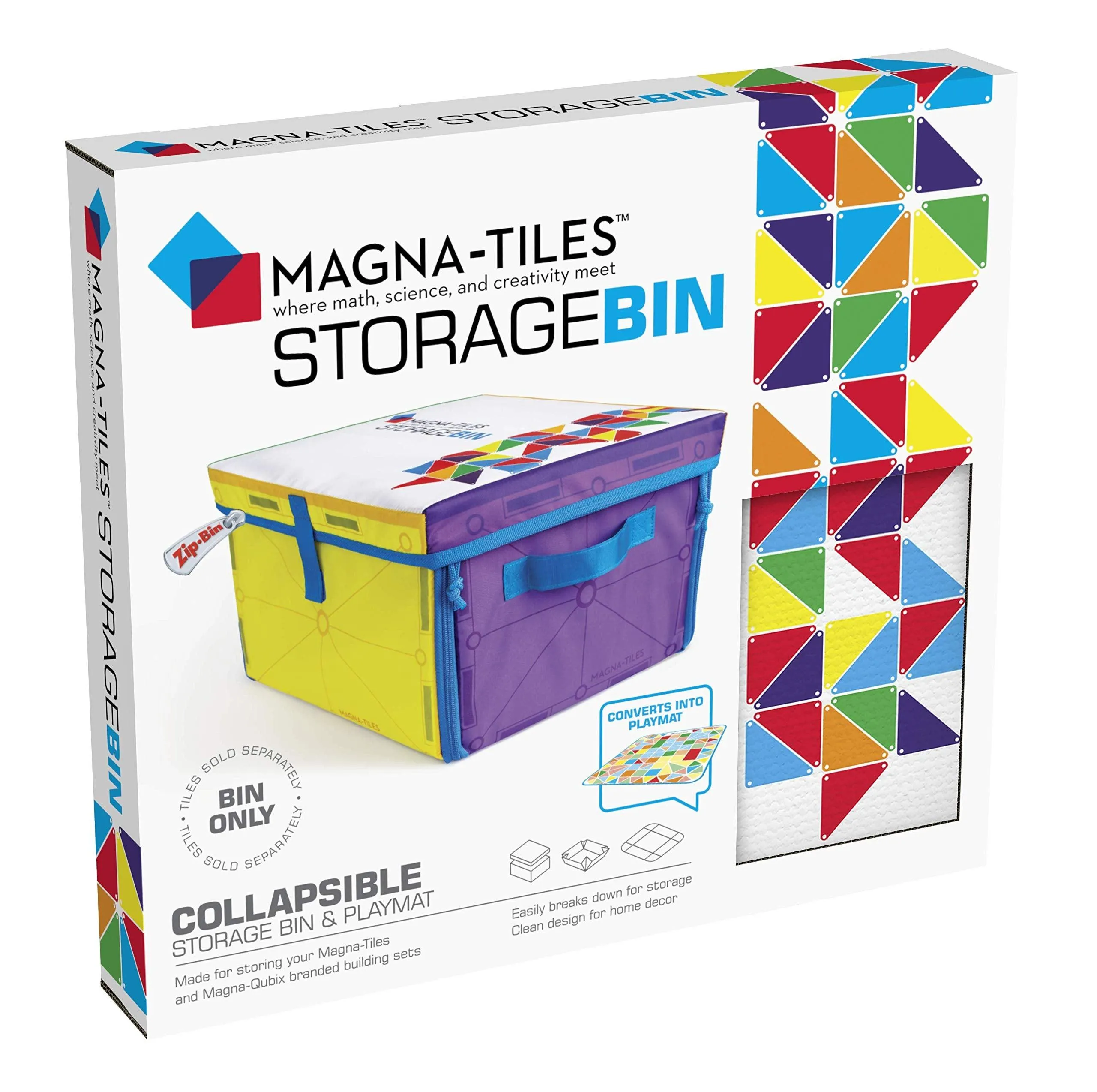 Magna-Tiles Storage Bin & Interactive Play-Mat