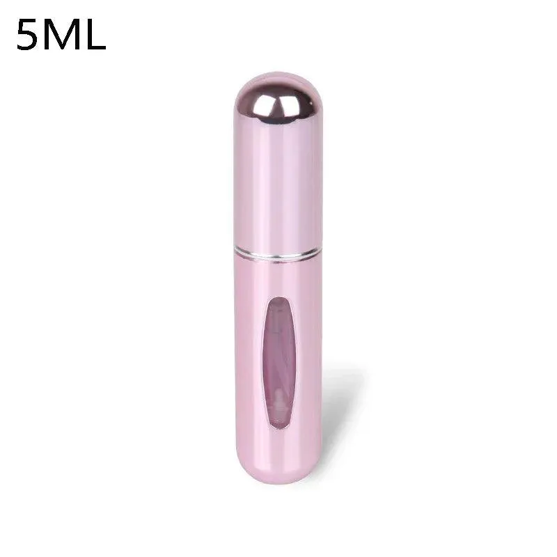 Mini Perfume Atomizer Bottle: Travel Essential & Stylish Spray Pump - Multiple Colors