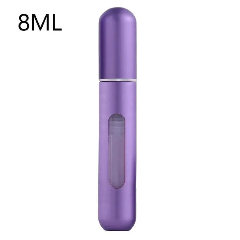 Mini Perfume Atomizer Bottle: Travel Essential & Stylish Spray Pump - Multiple Colors