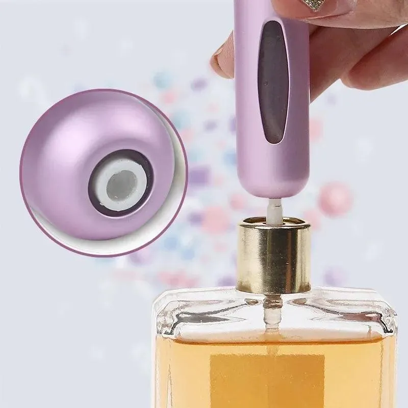 Mini Perfume Atomizer Bottle: Travel Essential & Stylish Spray Pump - Multiple Colors