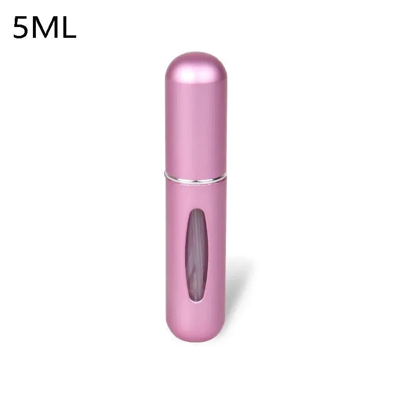 Mini Perfume Atomizer Bottle: Travel Essential & Stylish Spray Pump - Multiple Colors