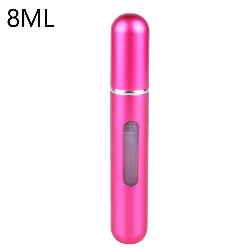 Mini Perfume Atomizer Bottle: Travel Essential & Stylish Spray Pump - Multiple Colors