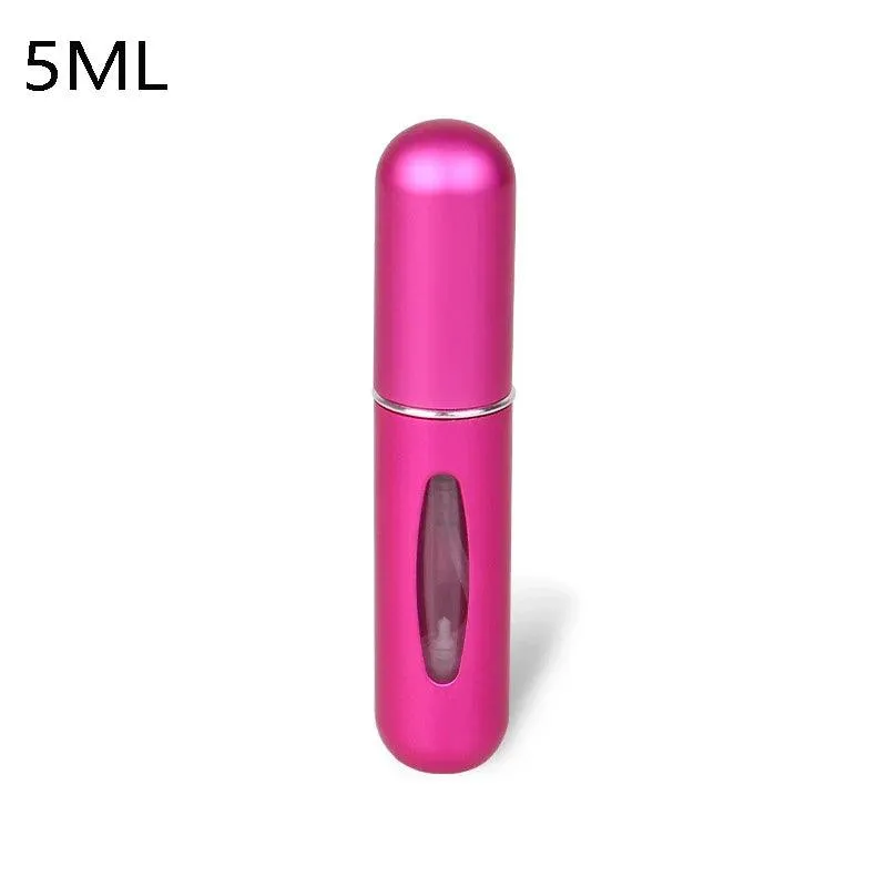 Mini Perfume Atomizer Bottle: Travel Essential & Stylish Spray Pump - Multiple Colors