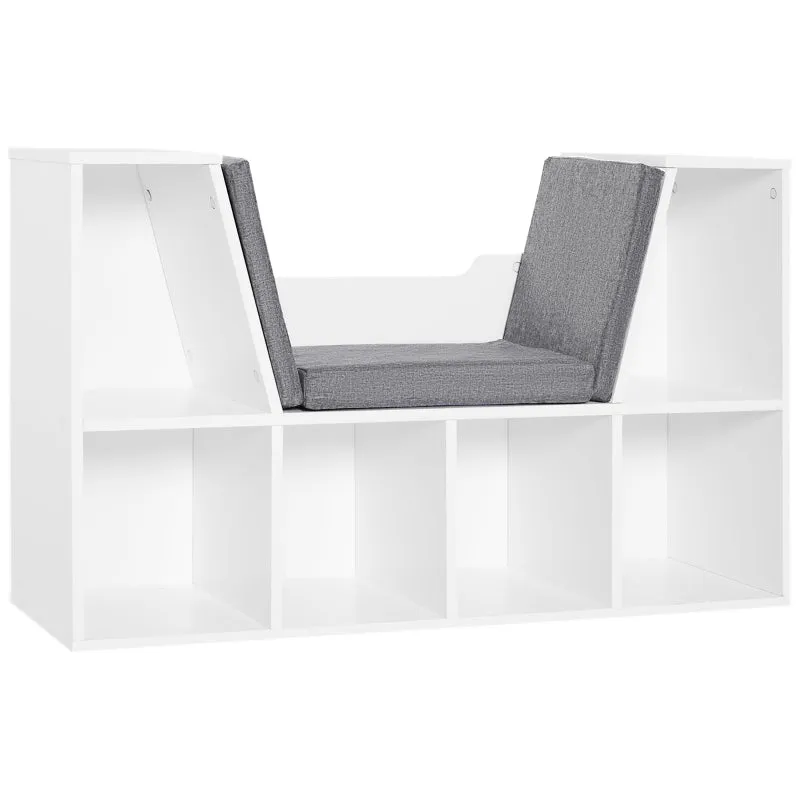 Multi-Purpose Storage Organizer Cabinet Shelf - White Grey