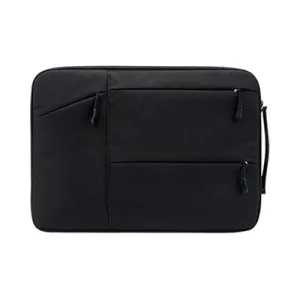 Multi Zip Padded Laptop Sleeve with Handle