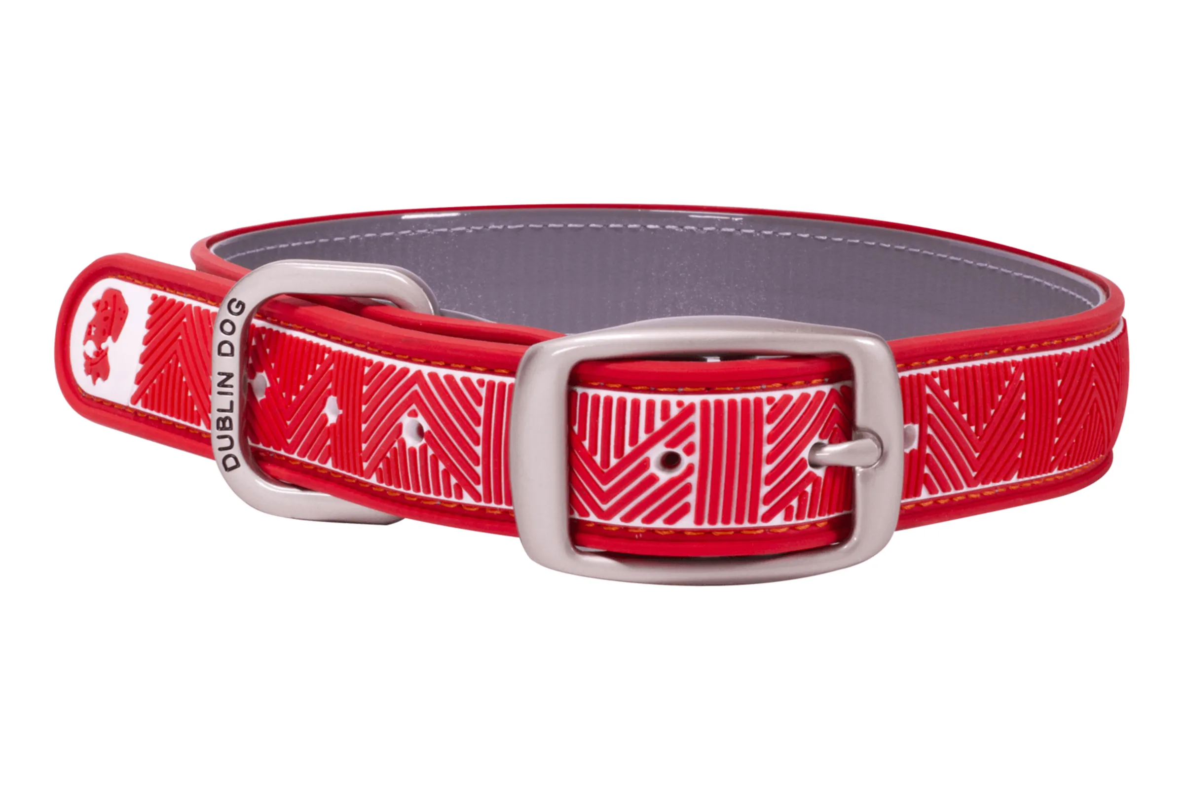 Nautical Red Chevron Collar