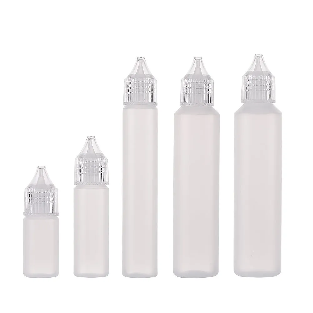 Needle Tip Refillable Squeezable Liquid Bottles for Travel