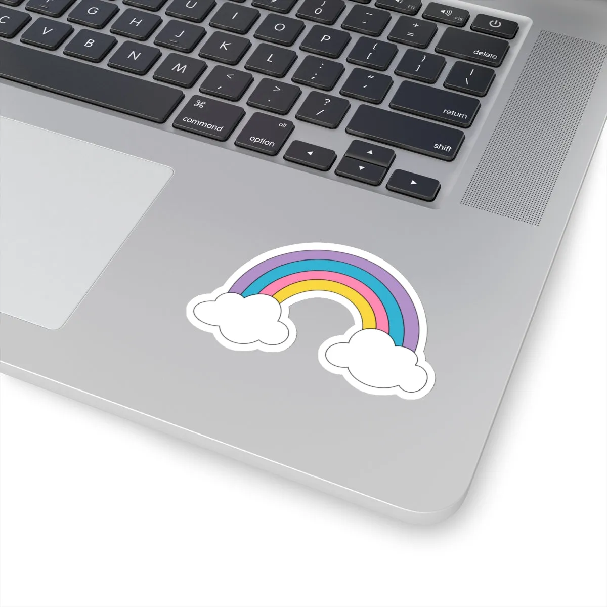 Pastel Rainbow Kiss-Cut Sticker