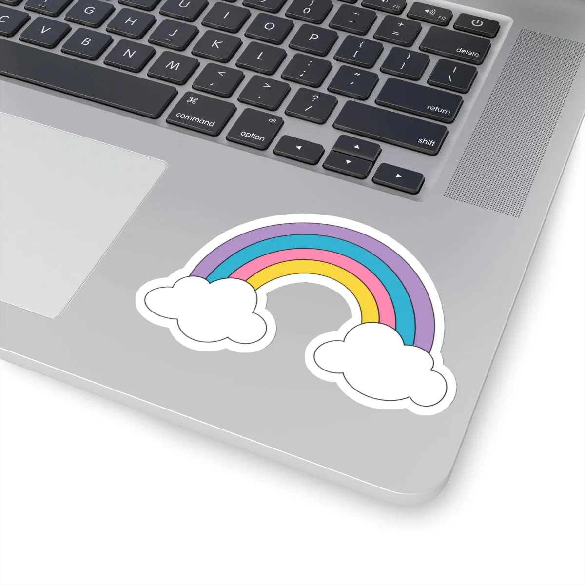 Pastel Rainbow Kiss-Cut Sticker