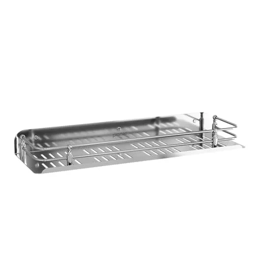 Planet Stainless Steel Multi Purpose Bathroom/Shelf/Rack/Kitchen Shelf/Bathroom Accessories (15 Inches) Wall Mount