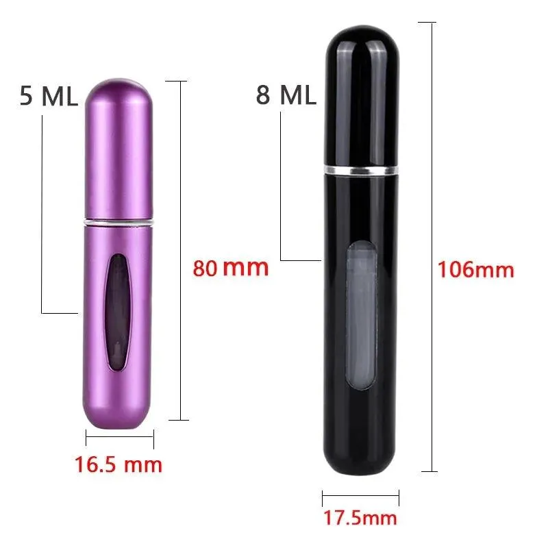 Portable Perfume Atomizer Spray Bottle: Compact Travel Essential